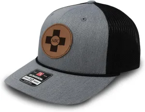 Custom Trucker Mesh Cap Your Monogram Cross Jesus God Sign First Aid B Personalized 5 Panel Hat