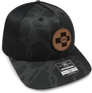 Custom Trucker Mesh Cap Your Monogram Cross Jesus God Sign First Aid B Personalized 5 Panel Hat
