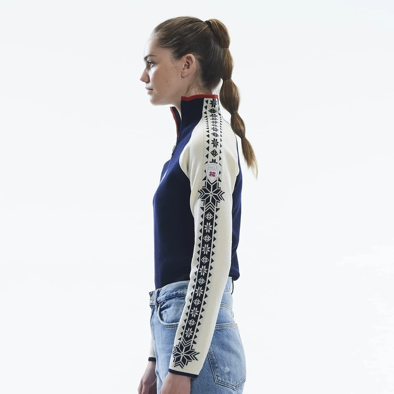 Dale of Norway Geilo Sweater for Women - 100% Skin Soft Merino Wool Pullover