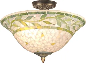 Dale Tiffany TH70655 Light-fixtures, 13.25-Inches, Mosaic