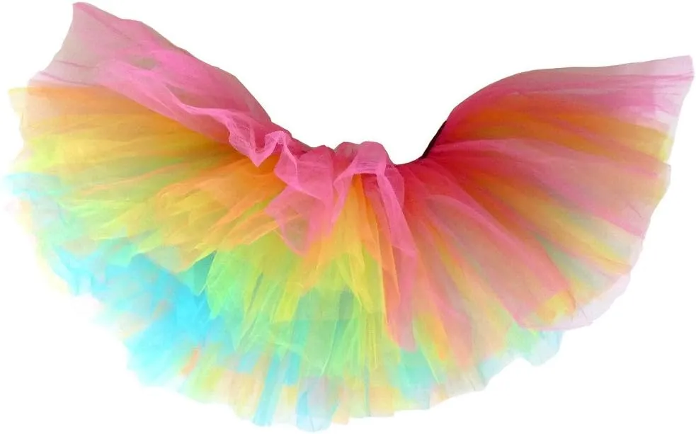Dancina Classic Adult Tutus 3, 5 Layered Tulle Tutu Skirt for Women & Girls
