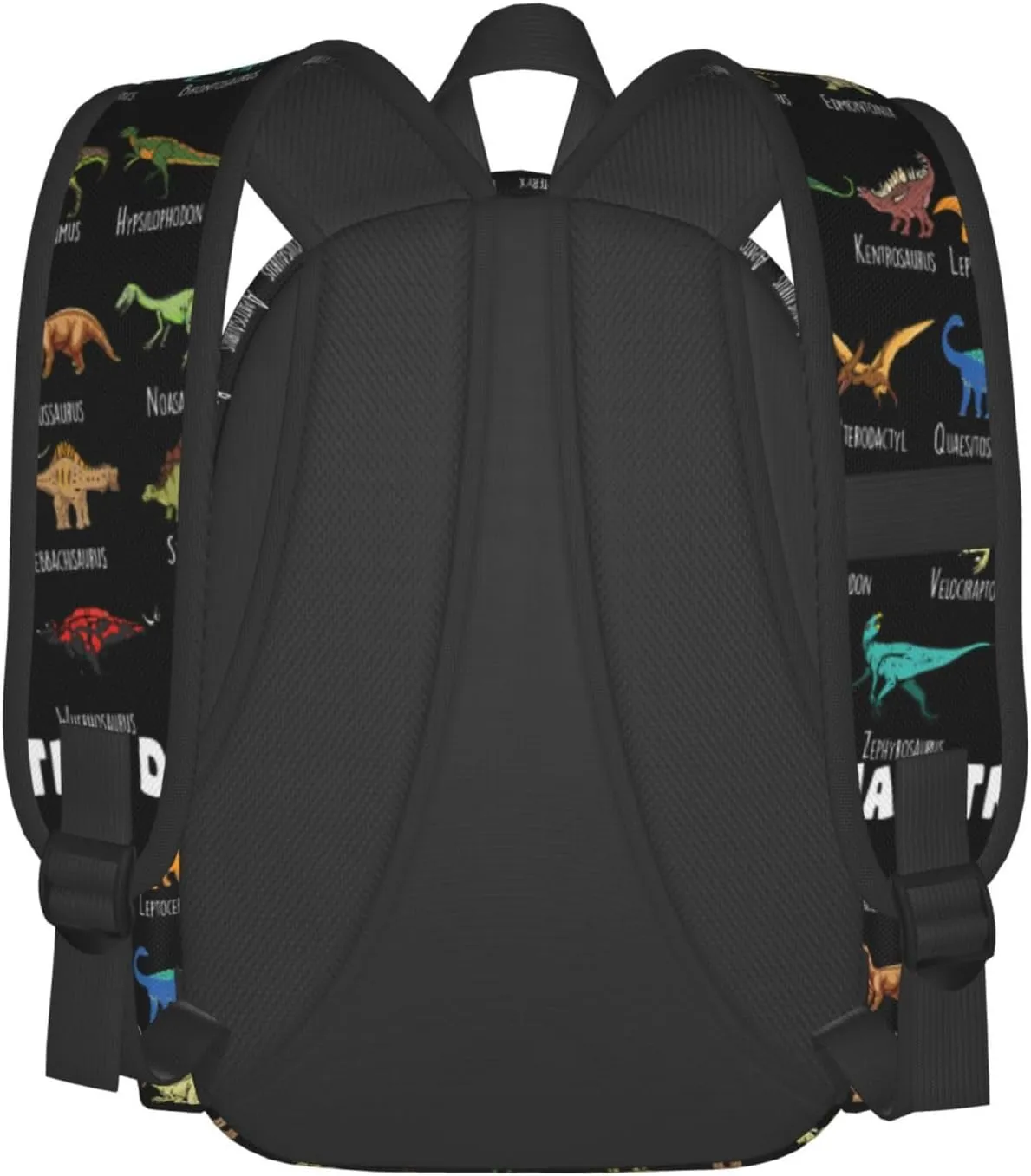 Dinosaur Alphabet Types Of Dinosaur Laptop Backpack Shoulder Bag Laptop Pack Travel Backpacks Commuter Back Pack Casual Daypack Bags With Side Pockets