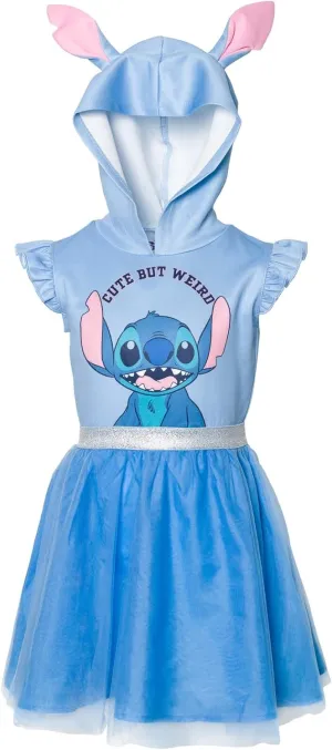 Disney Minnie Mouse Lilo & Stitch Girls Mesh Cosplay Tulle Dress Little Kid to Big Kid