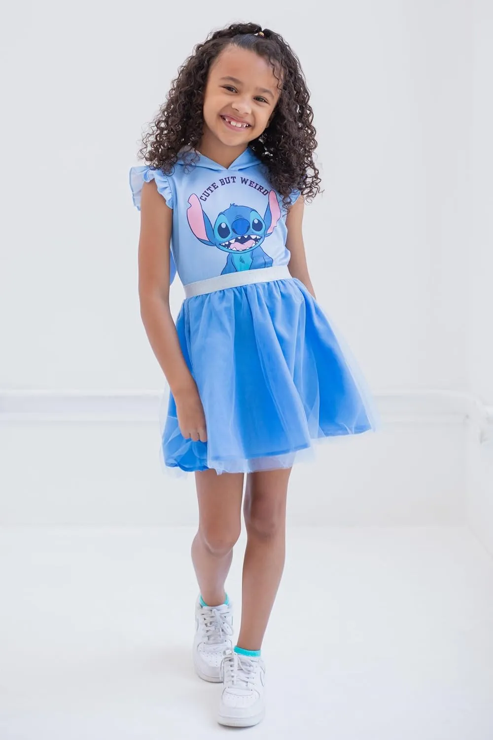 Disney Minnie Mouse Lilo & Stitch Girls Mesh Cosplay Tulle Dress Little Kid to Big Kid