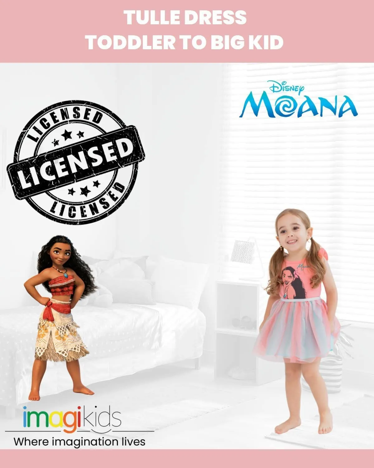 Disney Tulle Tutu Dress Infant to Big Kid Sizes (12 Months - 18-20)