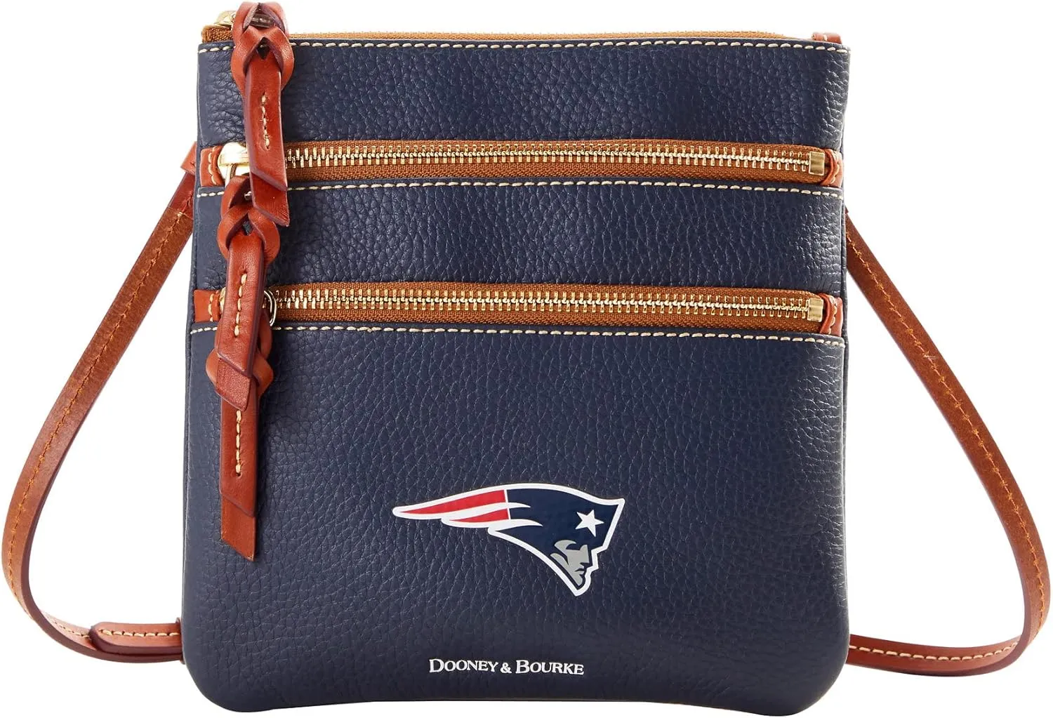 Dooney & Bourke Handbag, Nfl Patriots Triple Zip Crossbody