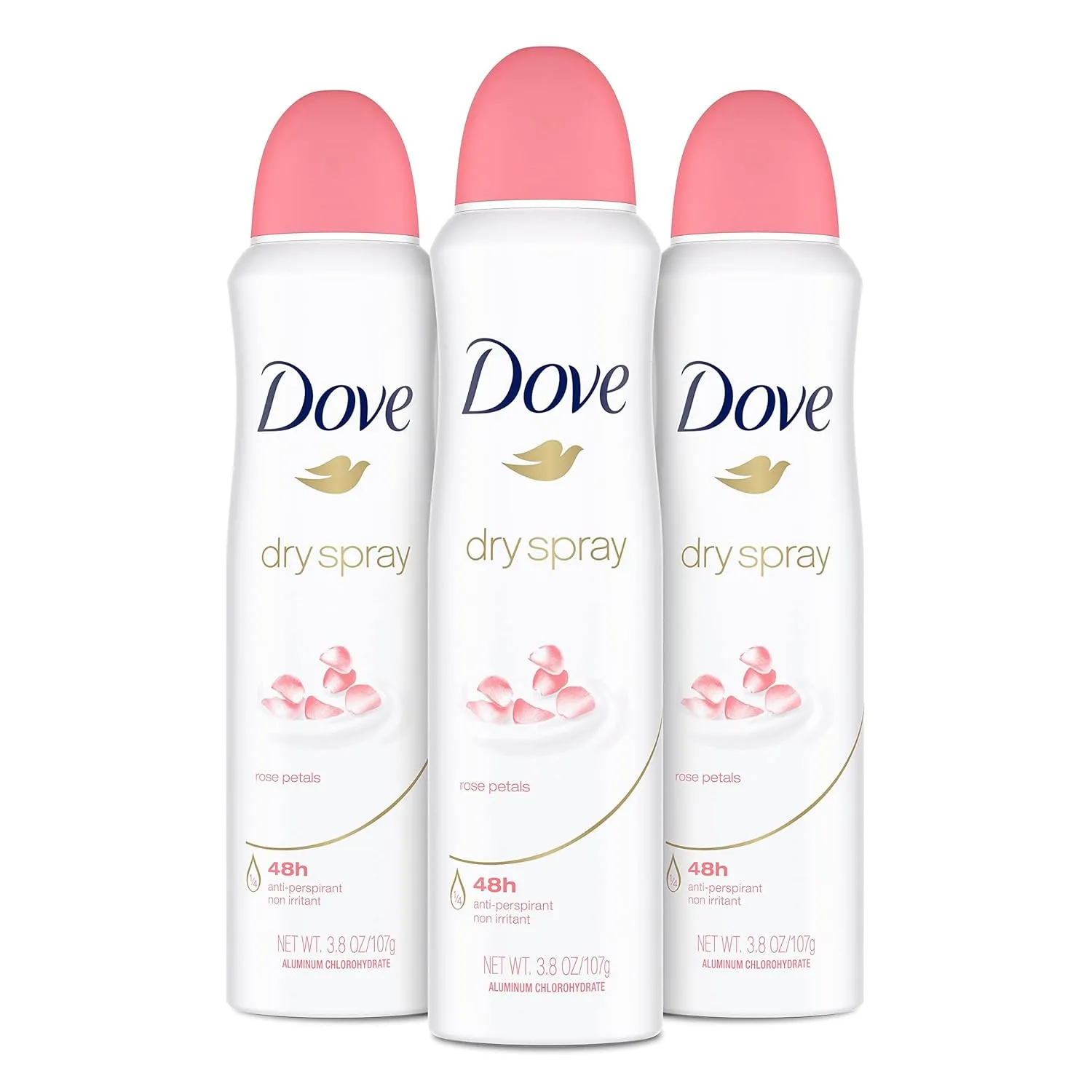 Dove Antiperspirant Deodorant Rose Petals 3.8 oz 3 Count - Amazon Vine