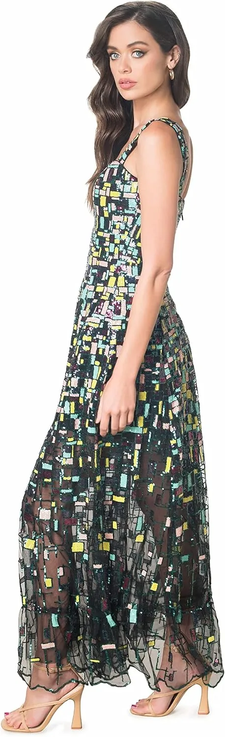 Dress the Population Women's Anabel Sweetheart Bustier Maxi Dress