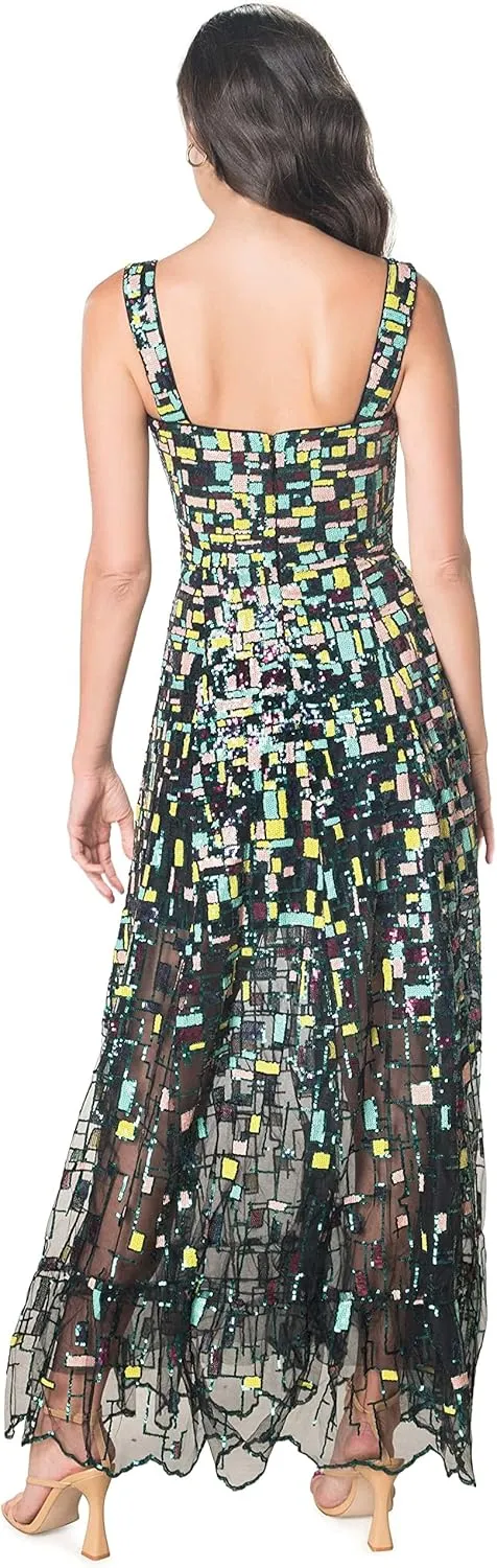 Dress the Population Women's Anabel Sweetheart Bustier Maxi Dress