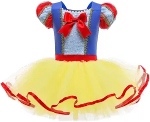 Dressy Daisy Ballet Leotards Tutu Dress for Toddler Girls Ballerina Outfits Dance Costume Dancewear with Tulle Skirt