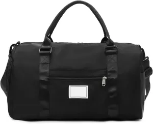 Duffle Bag with Wet/dry Compartment Waterproof Travel Shoe Large Capacity Dry Wet Separation Outdoor Weekender Overnight Gym Workout Luggage Suitcase Purple