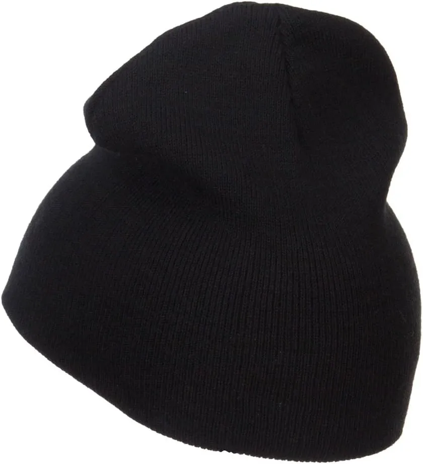 e4Hats.com Circle Wario Embroidered Short Beanie