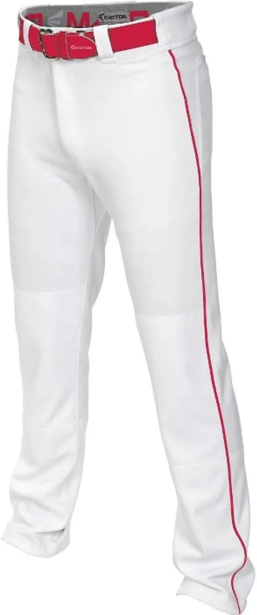 Easton MAKO II Baseball Pant | Full Length/Semi-Relaxed Fit | Adult Sizes | Solid & Piped Options