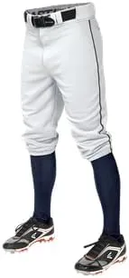 Easton MAKO2 Adult White and White/Piped Knickers Pants