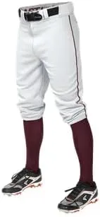Easton MAKO2 Adult White and White/Piped Knickers Pants