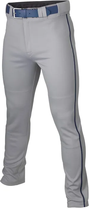 Easton Men's Rival  Baseball Pants | Full Length Semi-Relaxed Fit | Adult Sizes | Piped | Multiple Colors