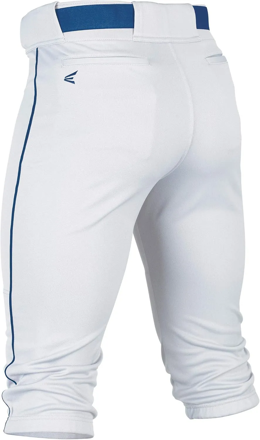 Easton Men's RIVAL  Baseball Pants | Knicker Fit | Adult Sizes | Piped | Multiple Colors