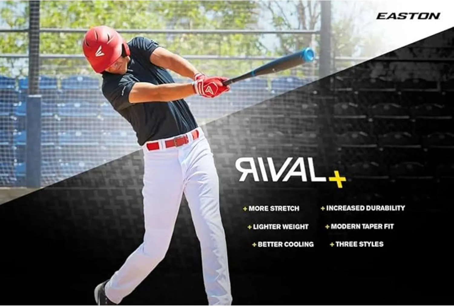 Easton Rival  Knicker Baseball Pant | Adult Sizes | Solid & Piped Options