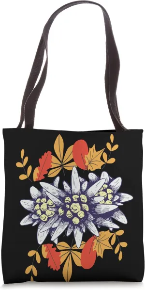Edelweiss Autumn Alps Fall Swiss Mountains Tote Bag