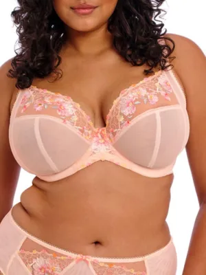 Elomi Women's Himari Underwire Embroidered Plunge Bra