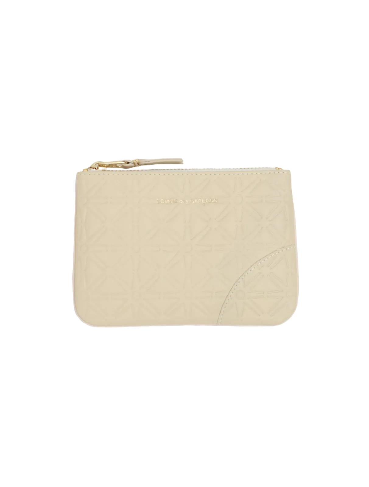 Embossed Star Small Zip Wallet