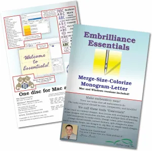 Embrilliance Essentials, Embroidery Software for Mac & PC
