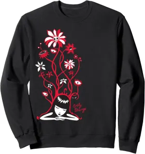 Emily The Strange Flower Power Cat Nap Sweatshirt
