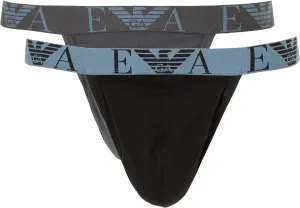 Emporio Armani Men's Bold Monogram 2-Pack Jockstrap
