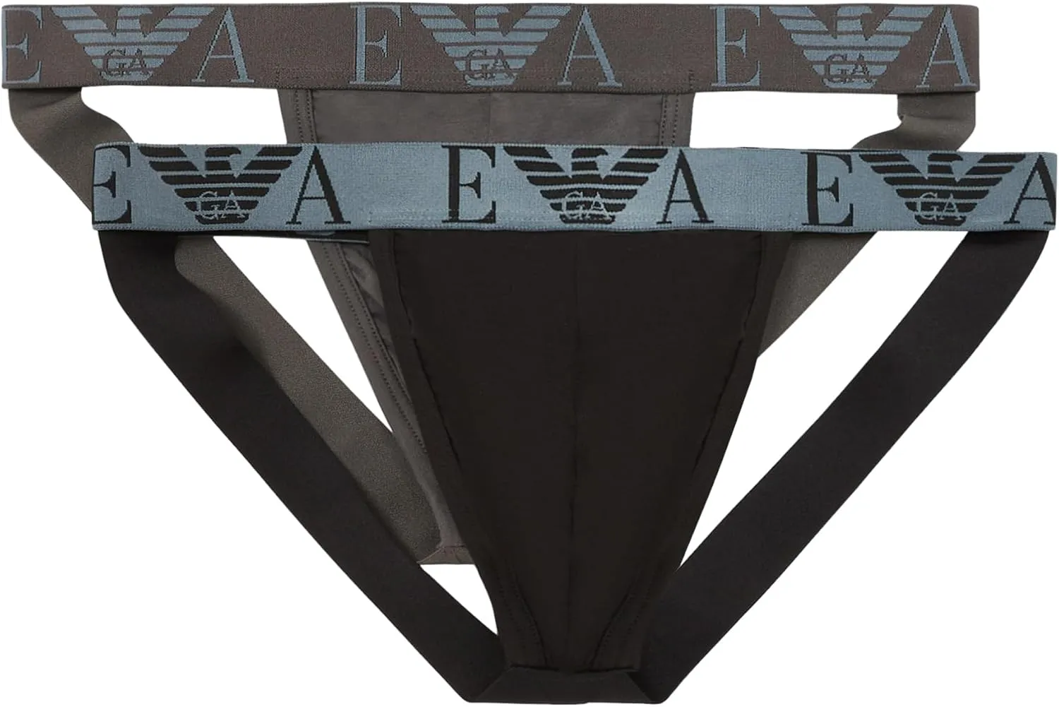 Emporio Armani Men's Bold Monogram 2-Pack Jockstrap