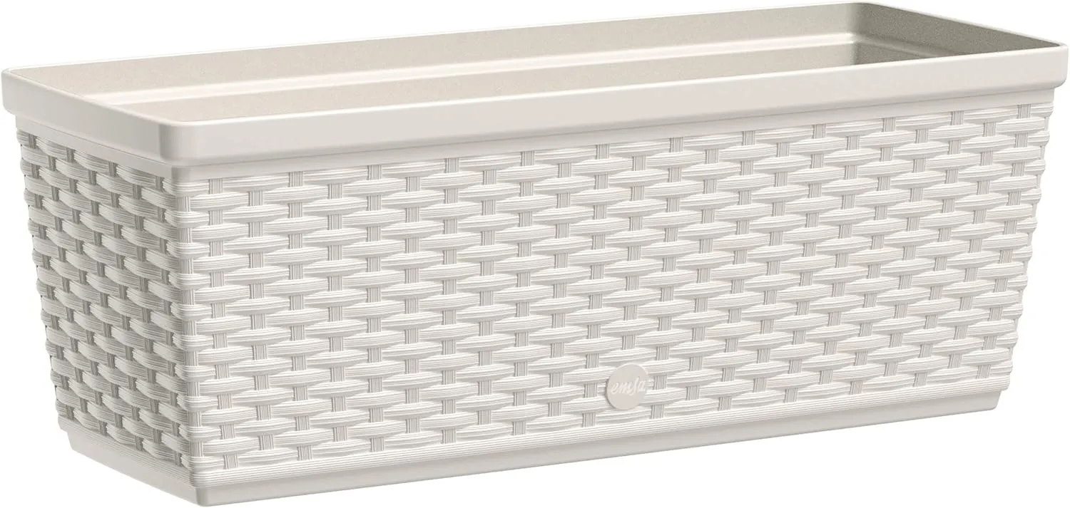 Emsa Casa Mesh Balcony Flower Box Self-Watering System