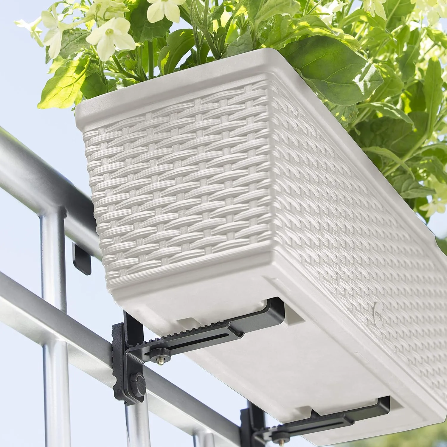 Emsa Casa Mesh Balcony Flower Box Self-Watering System