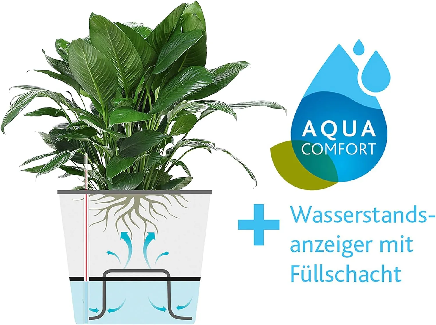 Emsa Casa Mesh Balcony Flower Box Self-Watering System