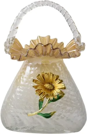 Enamel Colored Handbag, Vase, Flower Basket, Living Room, Home, Soft Decoration, Flower Arrangement Ornaments