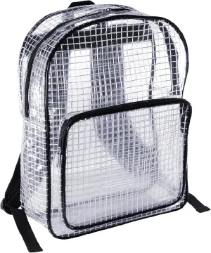 Engineer Bag -15.7 Inches Transparent Cleanroom Tool Backpack Simple Style (16 Liters)