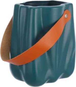 European Style Handbag Shape Flower Vase Planter Modern Handle Flower Pot for Artificial and Fresh Flowers