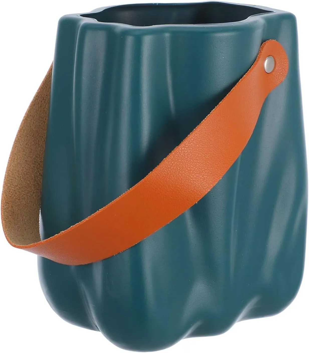 European Style Handbag Shape Flower Vase Planter Modern Handle Flower Pot for Artificial and Fresh Flowers