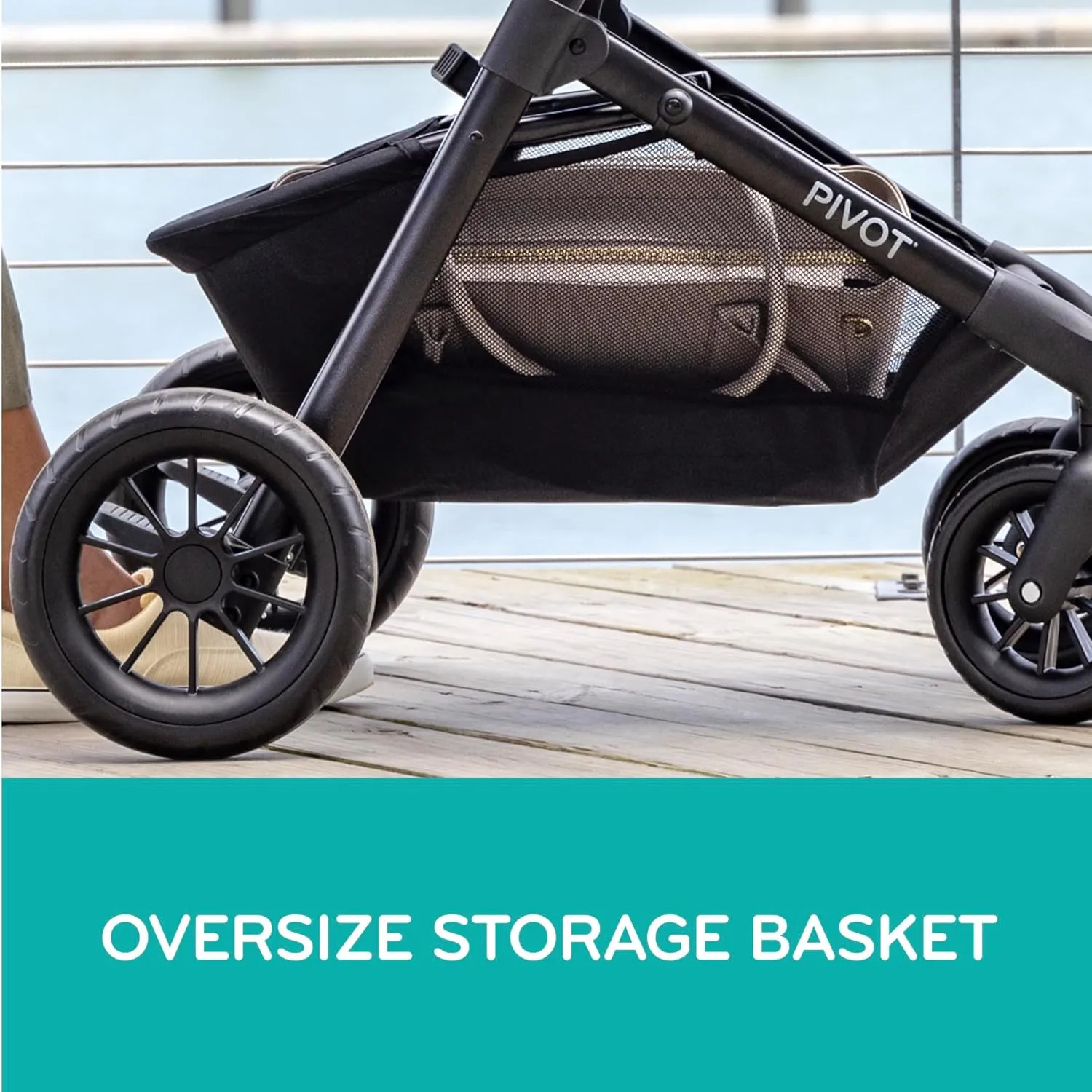 Evenflo Pivot Modular Travel System, Lightweight Stroller, Sleek & Versatile, Easy Infant Car Seat Transfer, Oversized Storage Basket, Travel Stroller, 3-Panel Canopy, Dusty Rose
