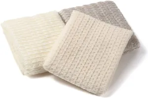 Exfoliating Washcloth [Made in Japan] Shower Back Scrubber, Natural Loofah