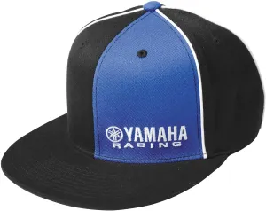 Factory Effex Yamaha Racing Flexfit Hat (Small/Medium) (Black/Blue)