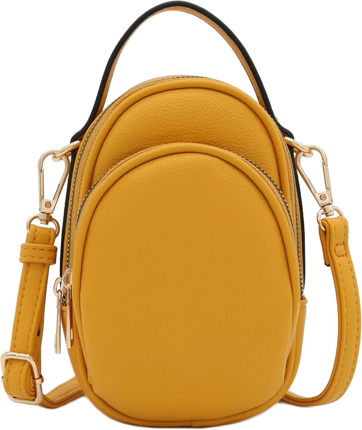 FashionPuzzle Two Compartment Mini Crossbody Bag