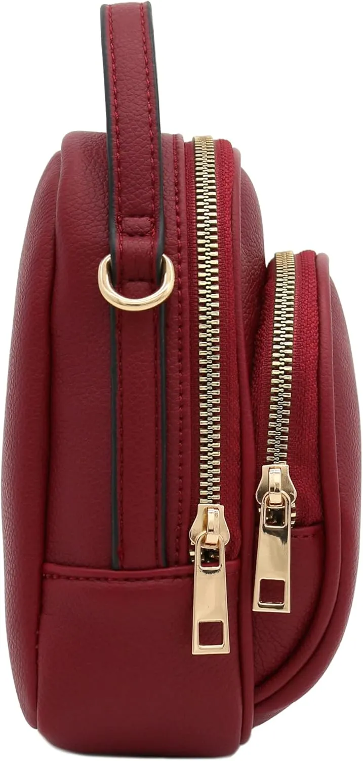 FashionPuzzle Two Compartment Mini Crossbody Bag
