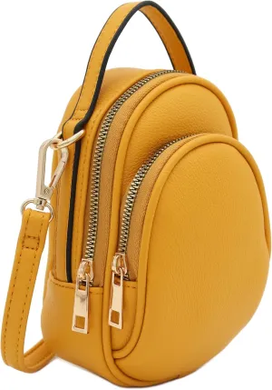 FashionPuzzle Two Compartment Mini Crossbody Bag