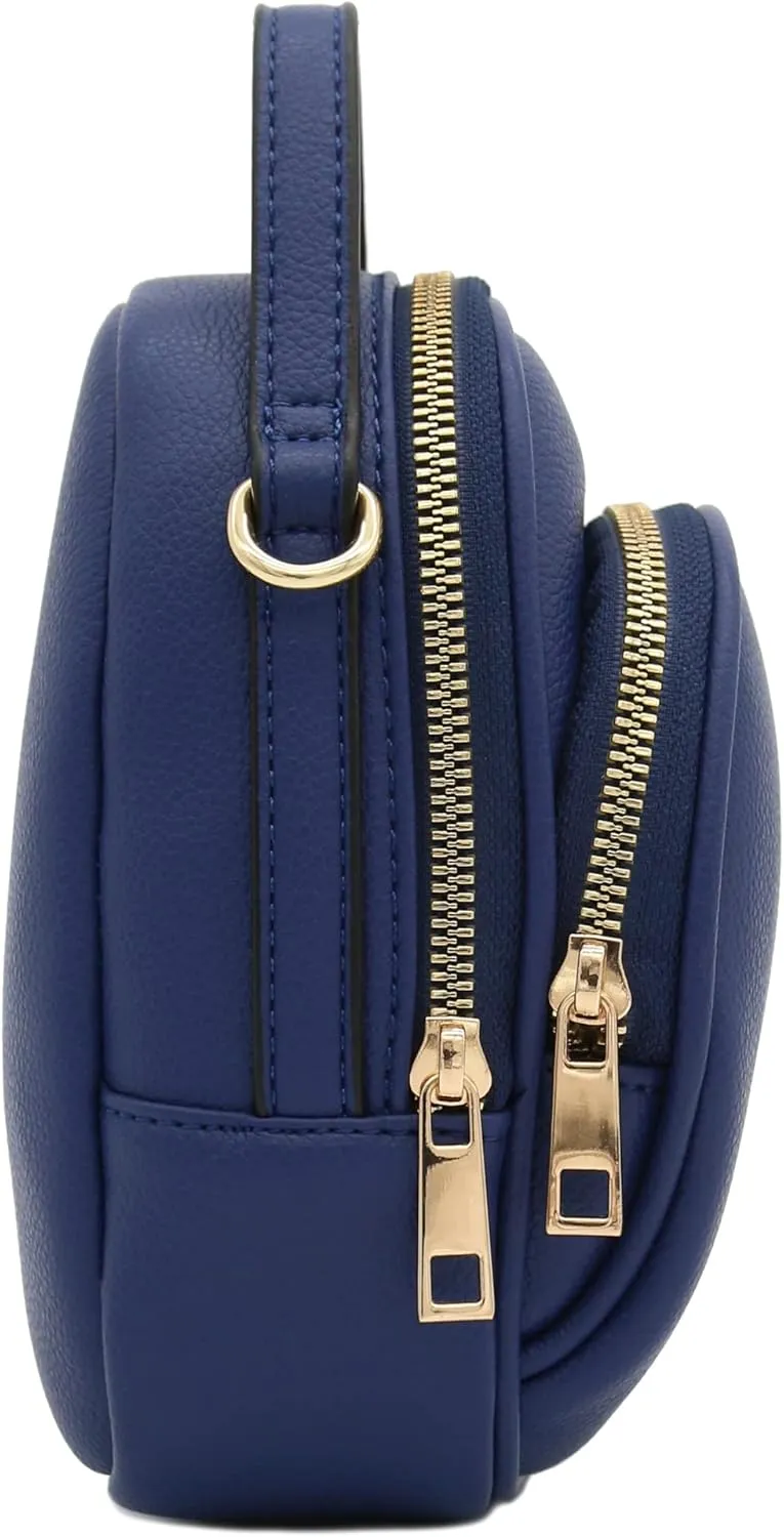 FashionPuzzle Two Compartment Mini Crossbody Bag