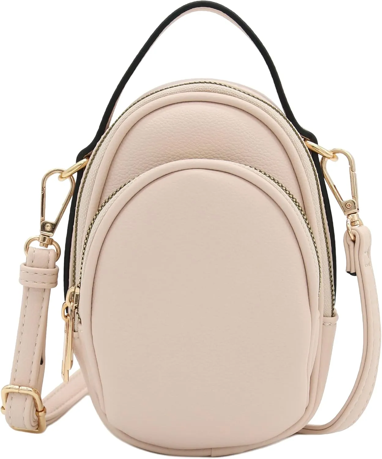 FashionPuzzle Two Compartment Mini Crossbody Bag