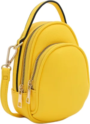 FashionPuzzle Two Compartment Mini Crossbody Bag