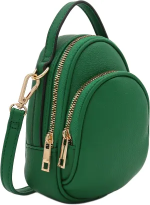 FashionPuzzle Two Compartment Mini Crossbody Bag