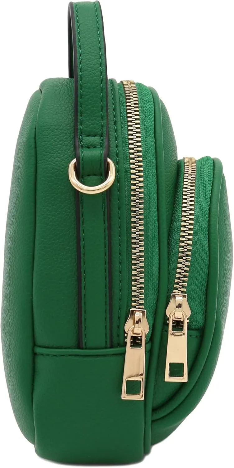 FashionPuzzle Two Compartment Mini Crossbody Bag
