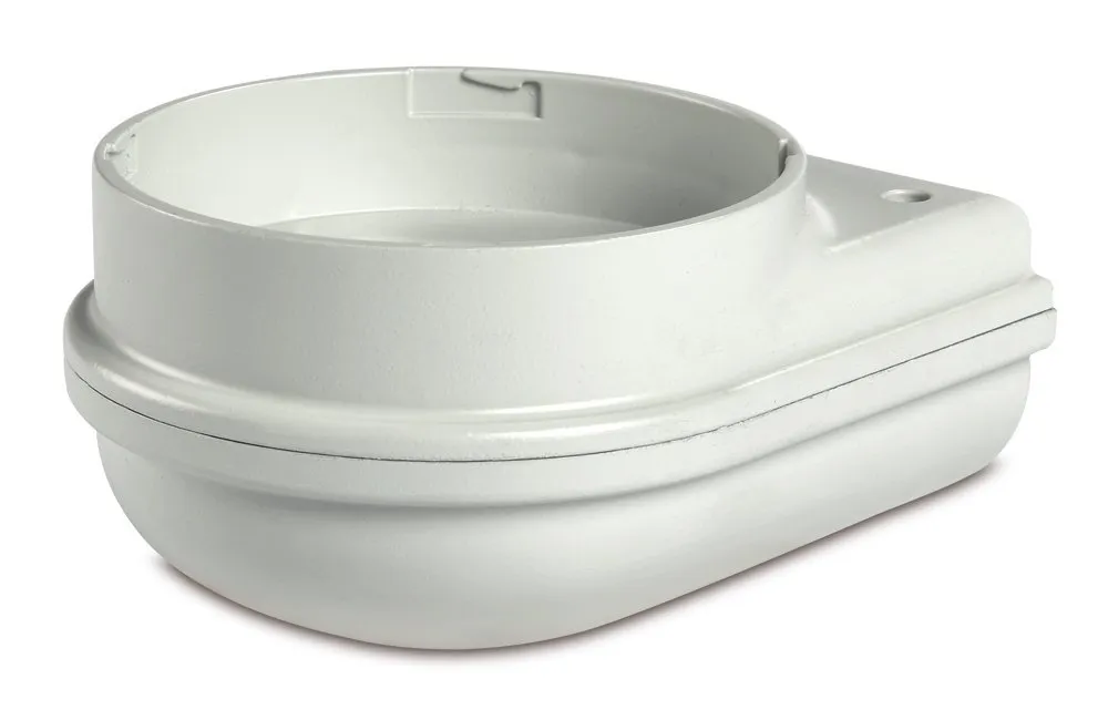 Federal Signal SLMBW-012-024GY Streamline Modular Wall Mount Base, 12-24VAC/DC, Gray, Required Signal Sold Separately, Polycarbonate