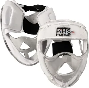 Field Hockey Face Mask Clear Force Transparent Penalty Corner Protection, Available Colors Black, White, Blue in Senior & Junior Size's