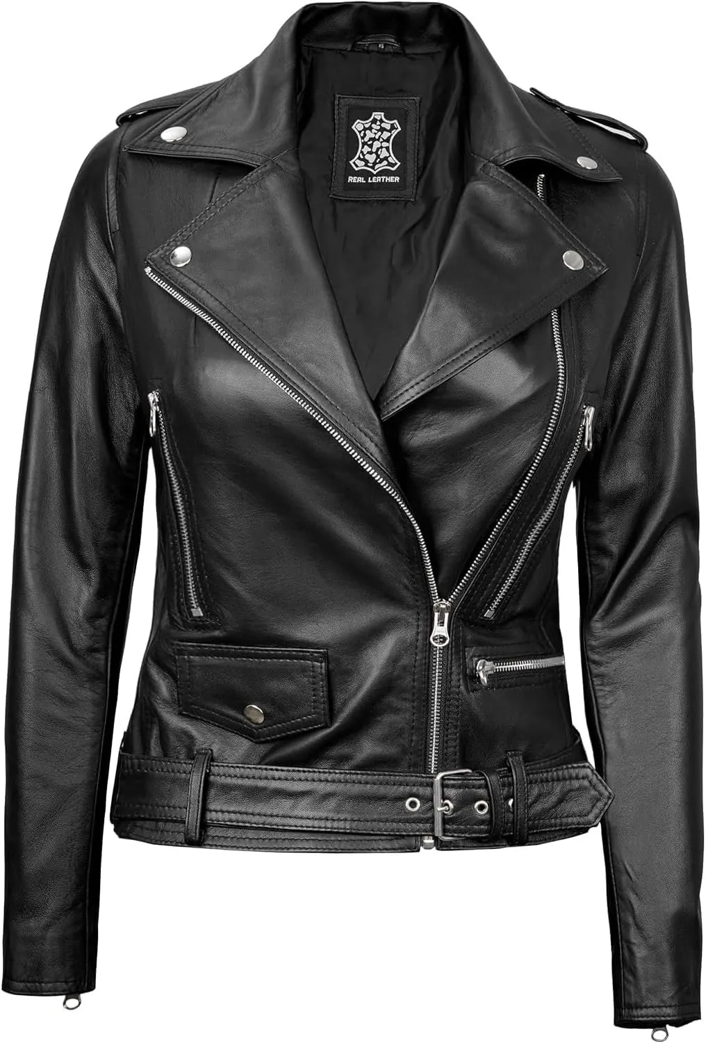 fjackets Leather Jackets For Women Real Lambskin Leather Outerwear Women Jackets